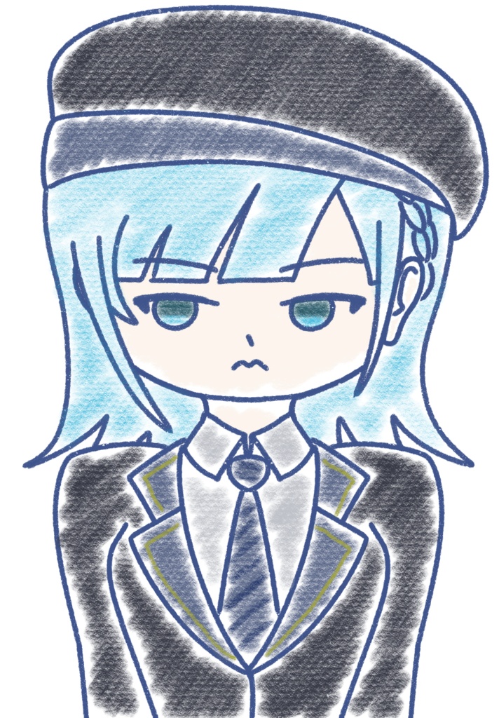 彩澄りりせ クレヨン上半身立ち絵ver1.0