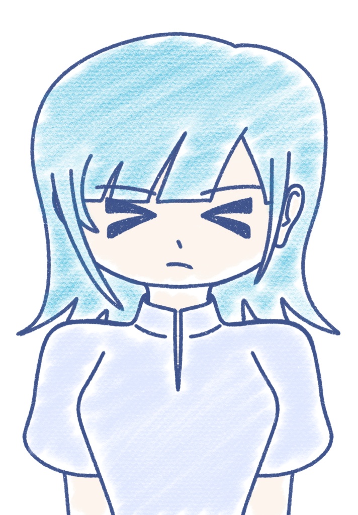 彩澄りりせ クレヨン上半身立ち絵ver1.0