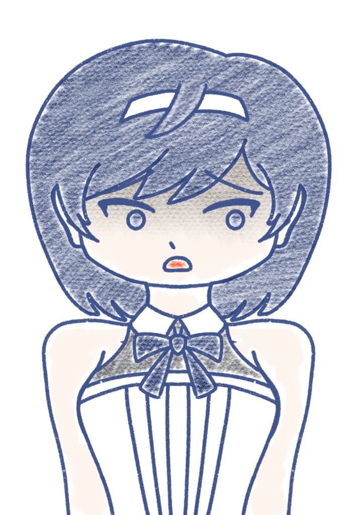 すずきつづみ クレヨン上半身立ち絵ver2.0