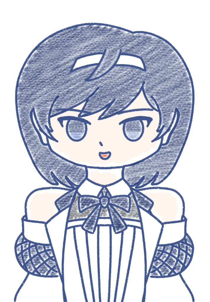 すずきつづみ クレヨン上半身立ち絵ver2.0
