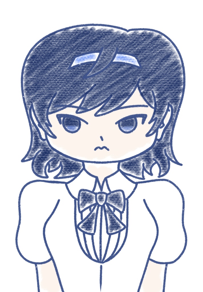 すずきつづみ クレヨン上半身立ち絵ver1.0