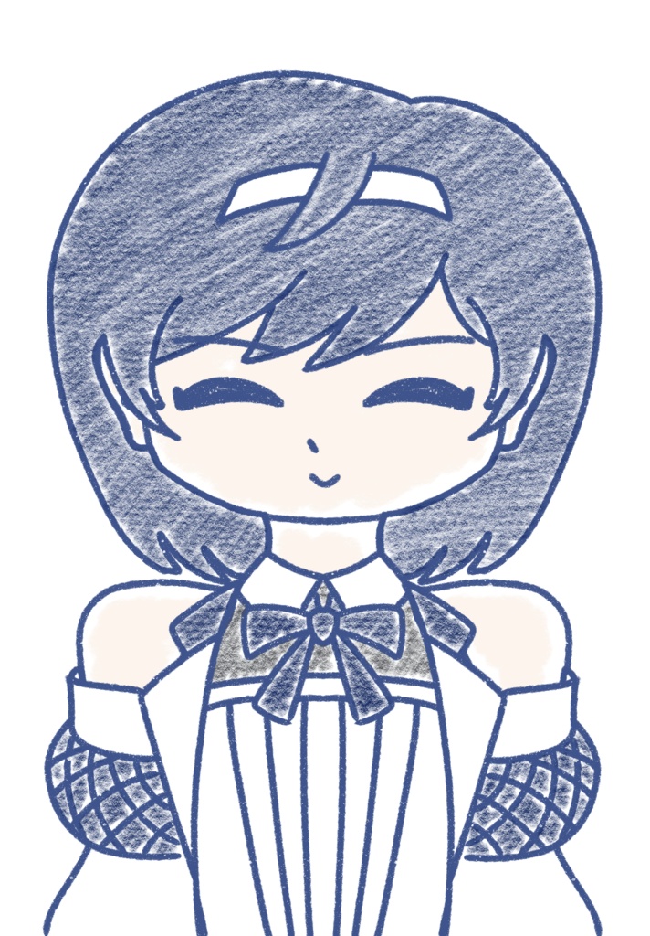 すずきつづみ クレヨン上半身立ち絵ver2.0
