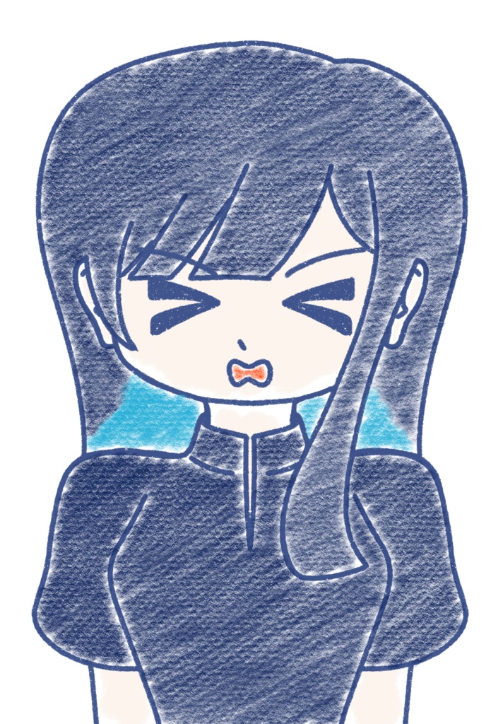 双葉湊音 クレヨン上半身立ち絵ver2.1