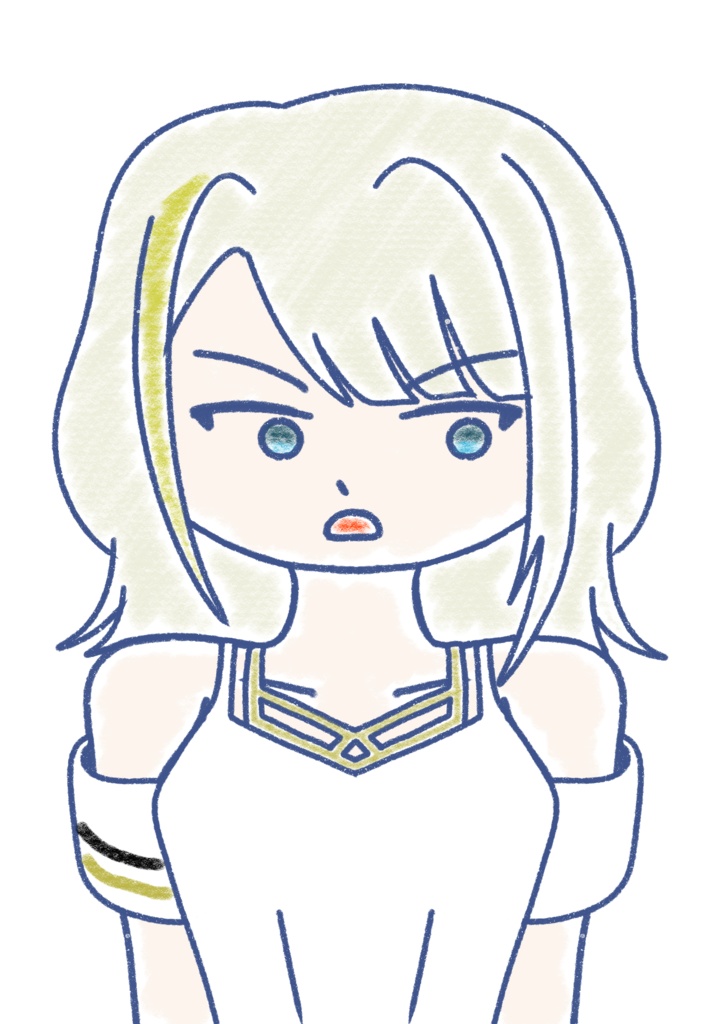 紡乃世詞音 クレヨン上半身立ち絵ver1.0