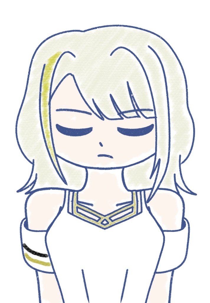 紡乃世詞音 クレヨン上半身立ち絵ver1.0