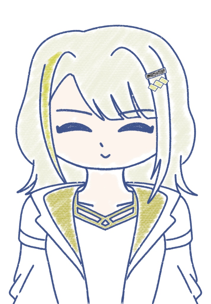 紡乃世詞音 クレヨン上半身立ち絵ver1.3