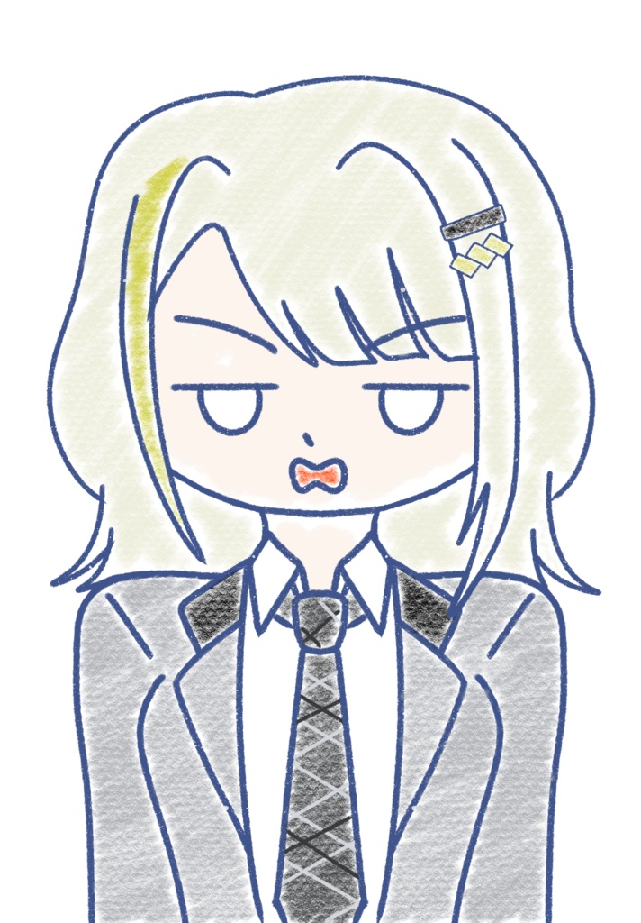紡乃世詞音 クレヨン上半身立ち絵ver1.3