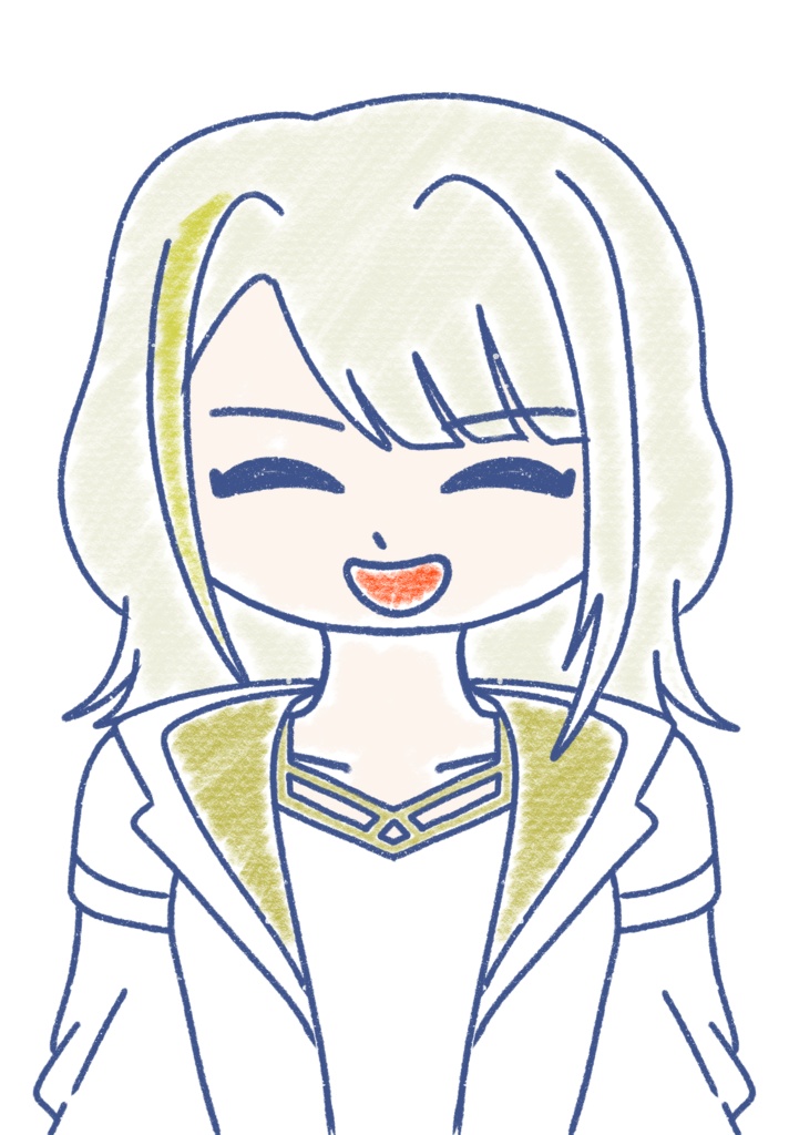 紡乃世詞音 クレヨン上半身立ち絵ver1.0