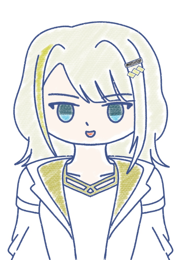 紡乃世詞音 クレヨン上半身立ち絵ver1.3