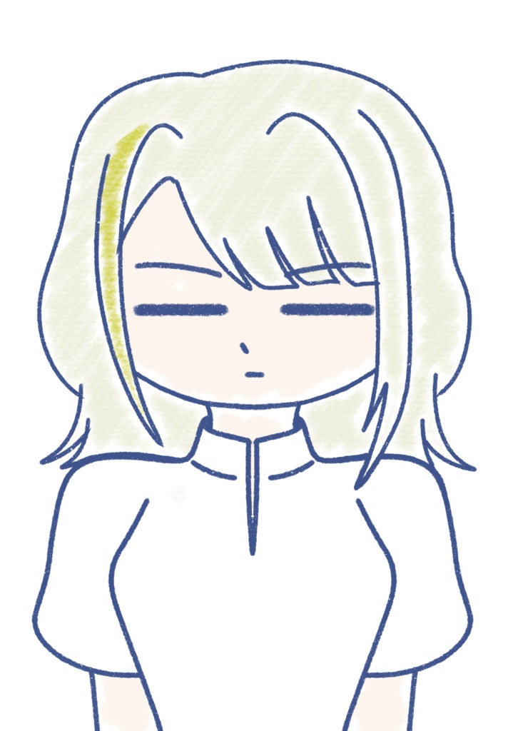 紡乃世詞音 クレヨン上半身立ち絵ver1.3