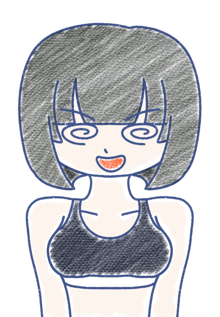 京町セイカ クレヨン上半身立ち絵ver1.0