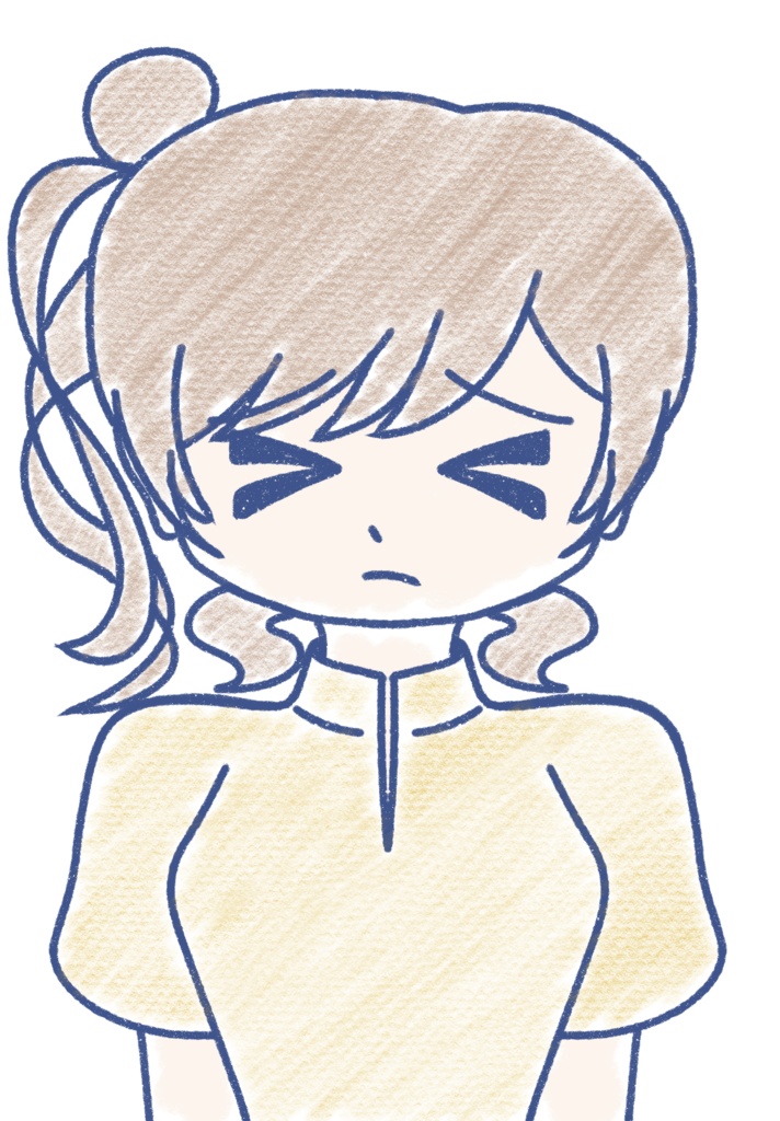 さとうささら クレヨン上半身立ち絵ver1.0