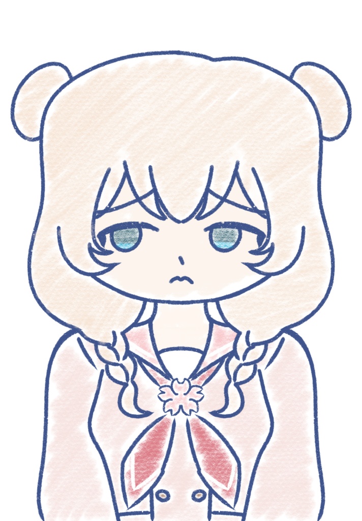 彩澄しゅお クレヨン上半身立ち絵ver1.0