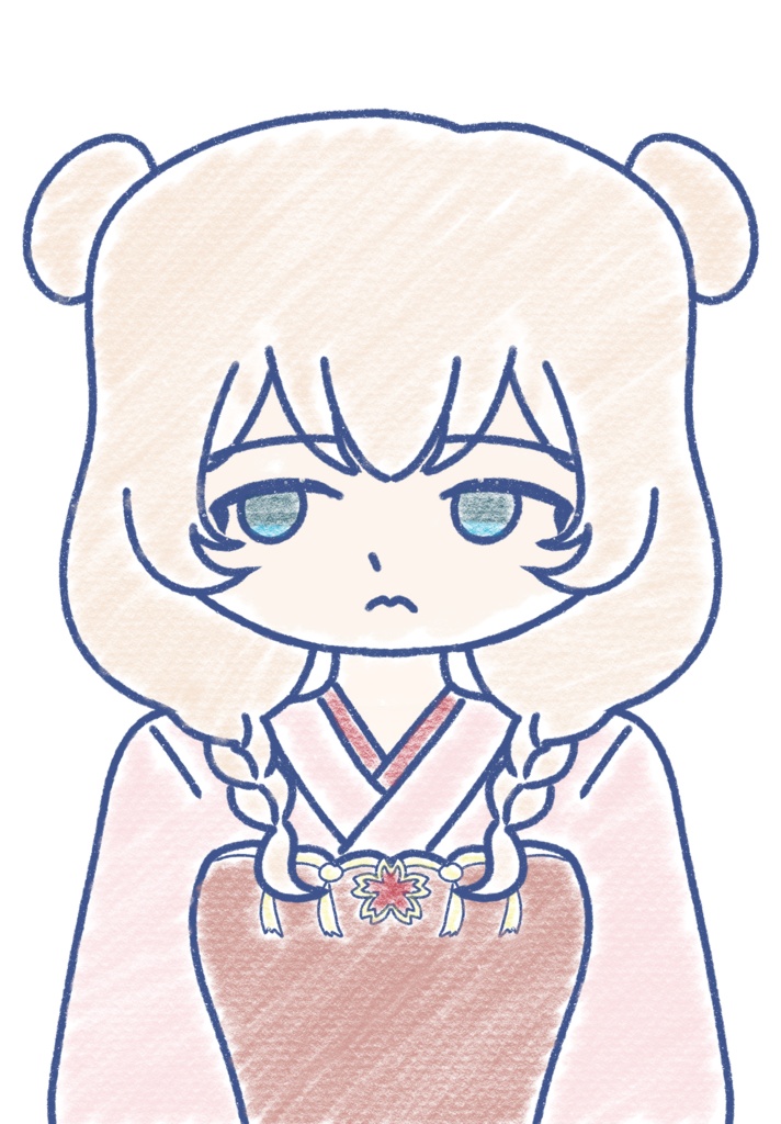 彩澄しゅお クレヨン上半身立ち絵ver1.2