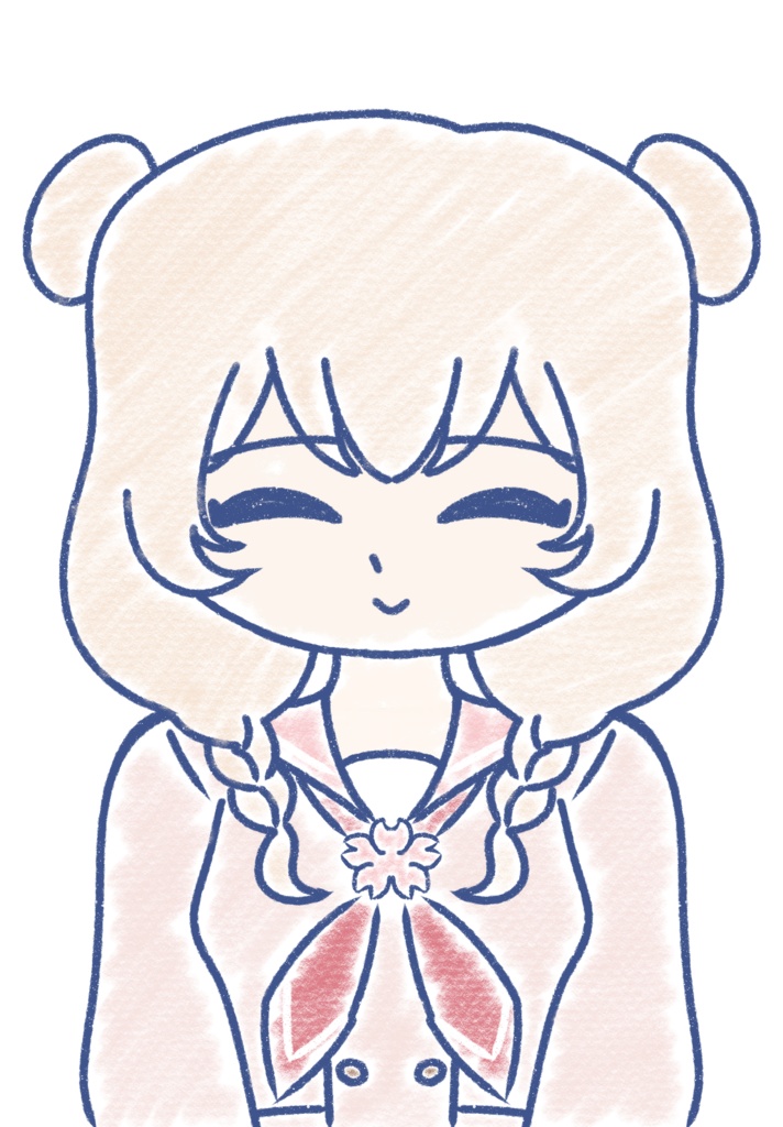 彩澄しゅお クレヨン上半身立ち絵ver1.2