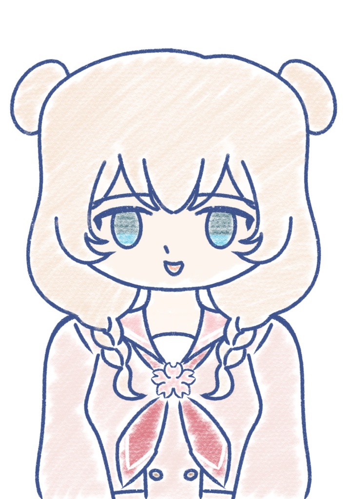 彩澄しゅお クレヨン上半身立ち絵ver1.2