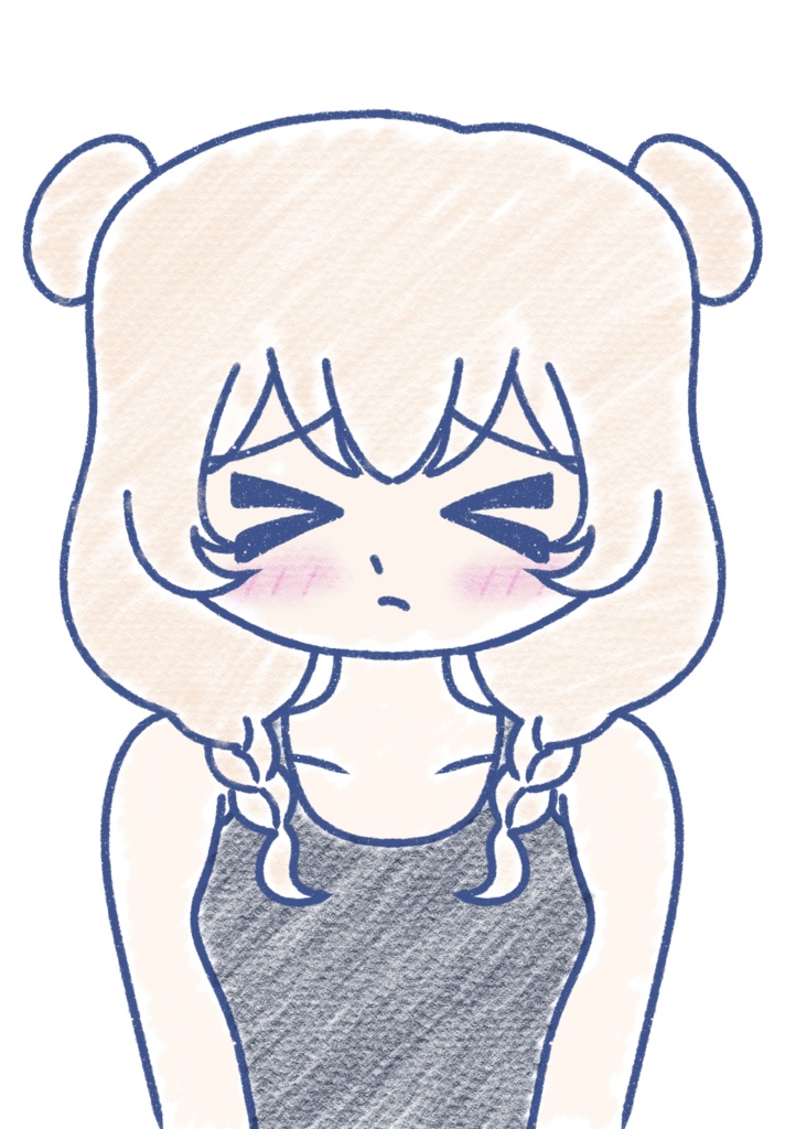 彩澄しゅお クレヨン上半身立ち絵ver1.2