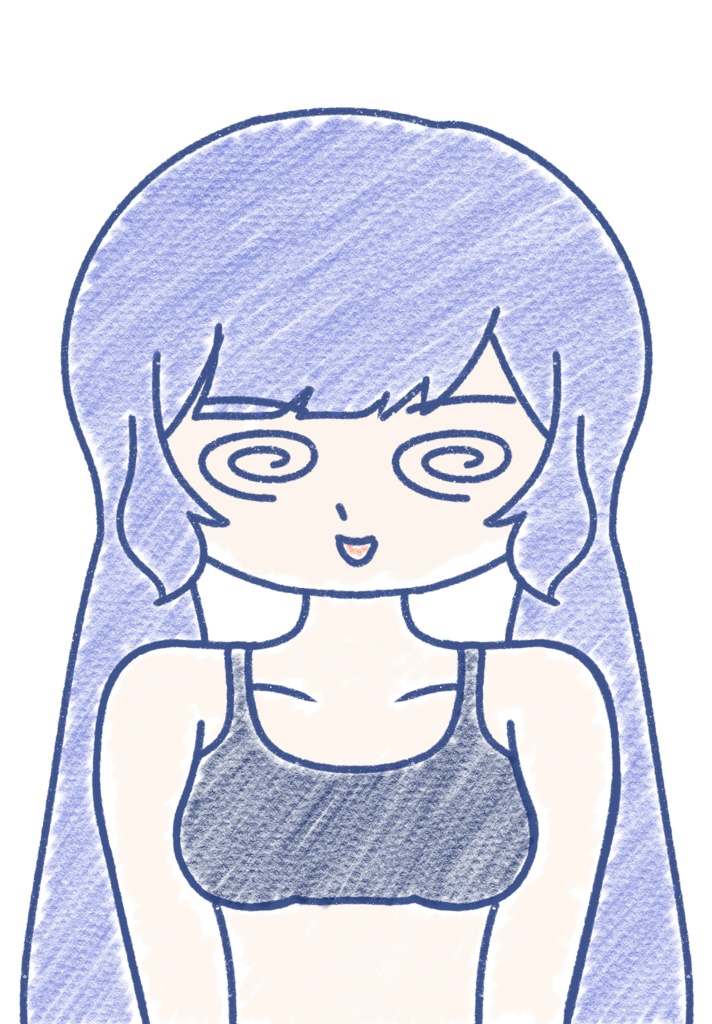 音街ウナ クレヨン上半身立ち絵ver1.0