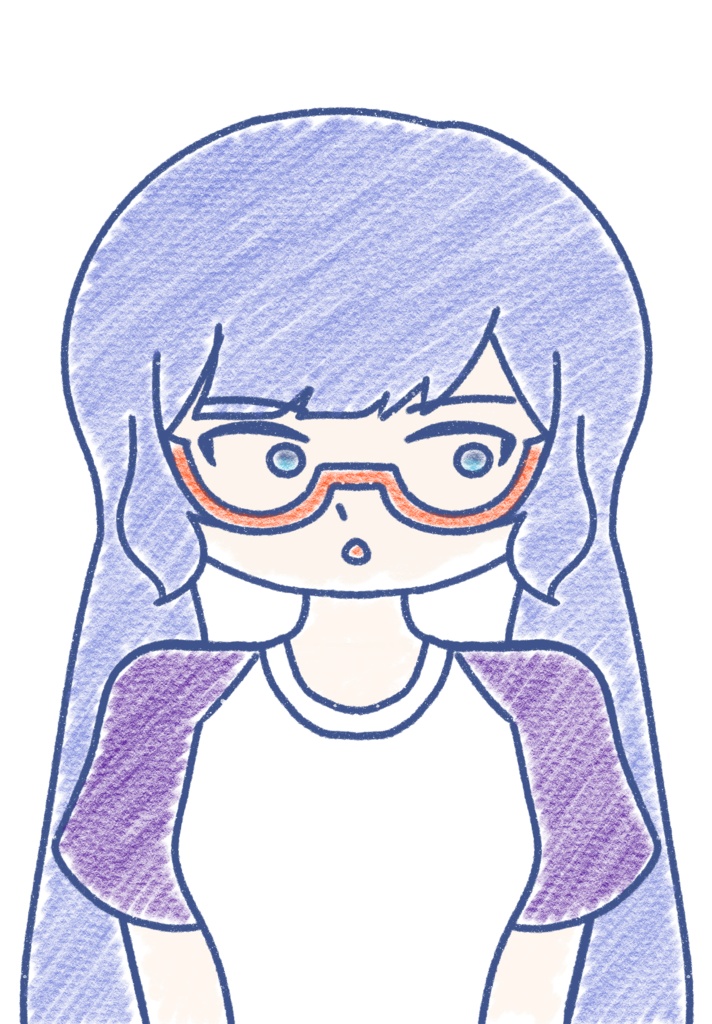 音街ウナ クレヨン上半身立ち絵ver1.0