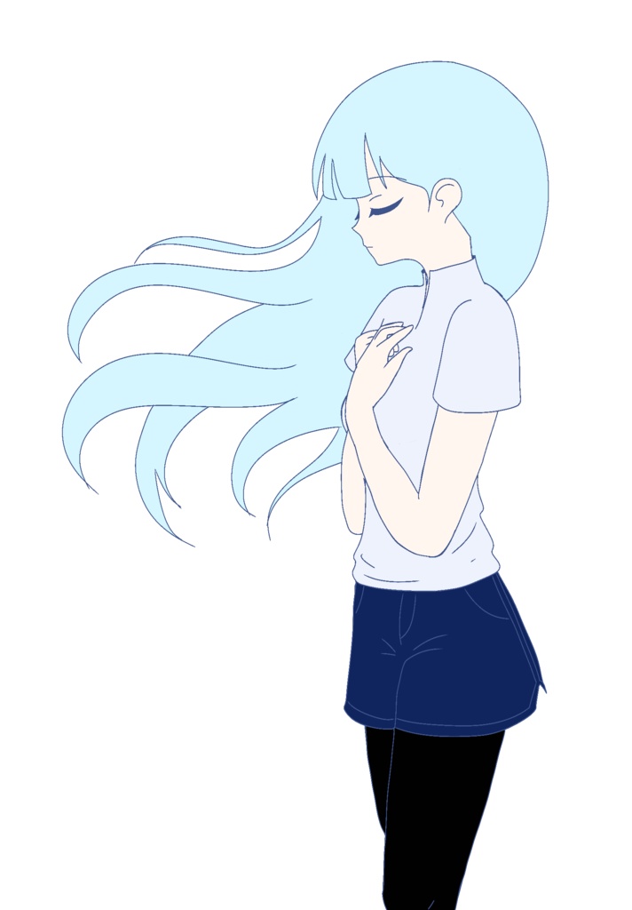 つくよみちゃん19歳 カニ探し用立ち絵ver2.1