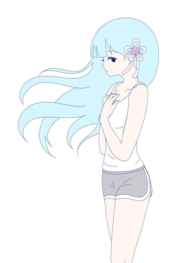つくよみちゃん19歳 カニ探し用立ち絵ver2.1