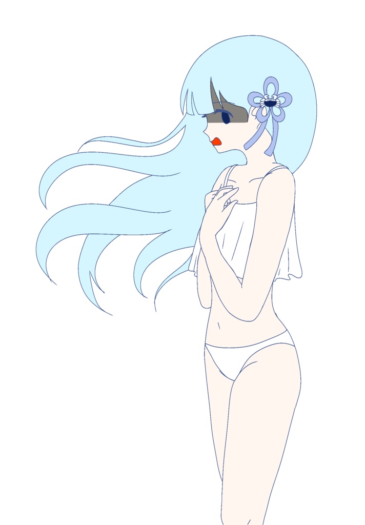 つくよみちゃん19歳 カニ探し用立ち絵ver2.1