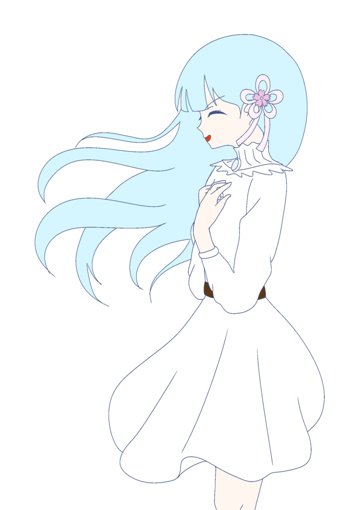 つくよみちゃん19歳 カニ探し用立ち絵ver2.1