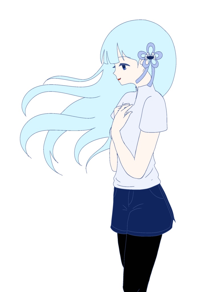 つくよみちゃん19歳 カニ探し用立ち絵ver2.1