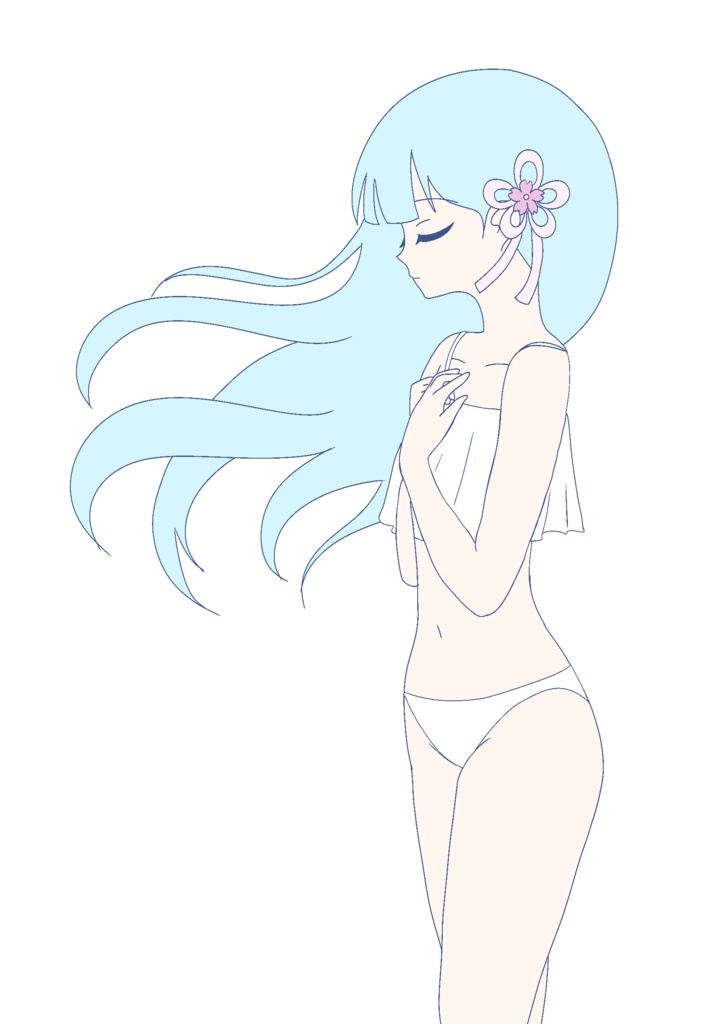 つくよみちゃん19歳 カニ探し用立ち絵ver1.0