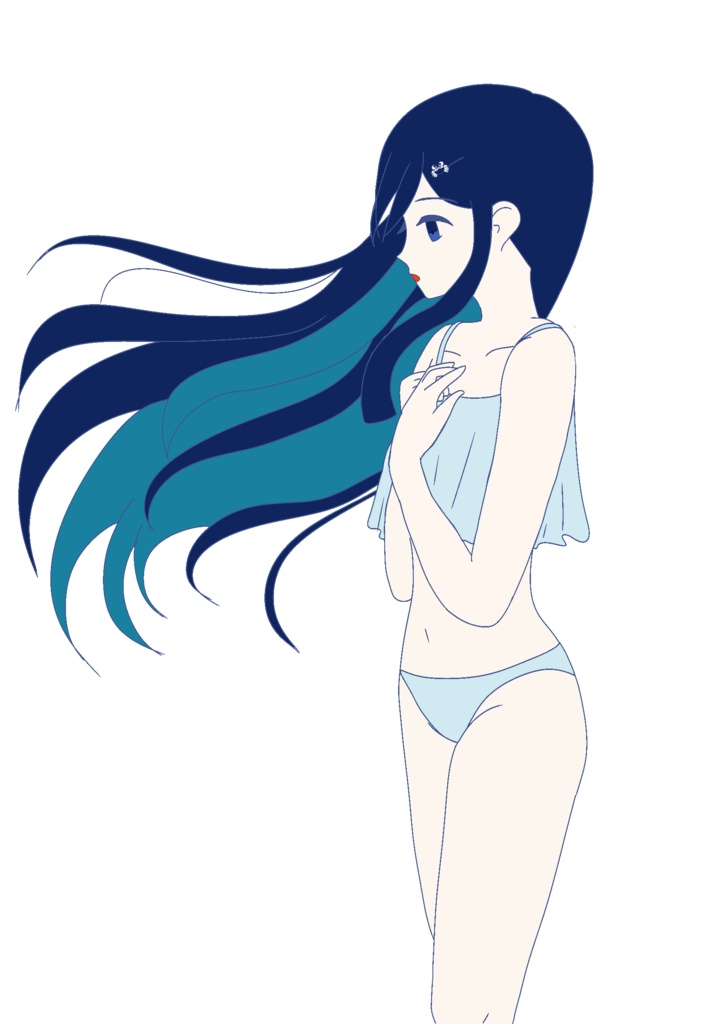 カニ探し用立ち絵 双葉湊音ver2.1