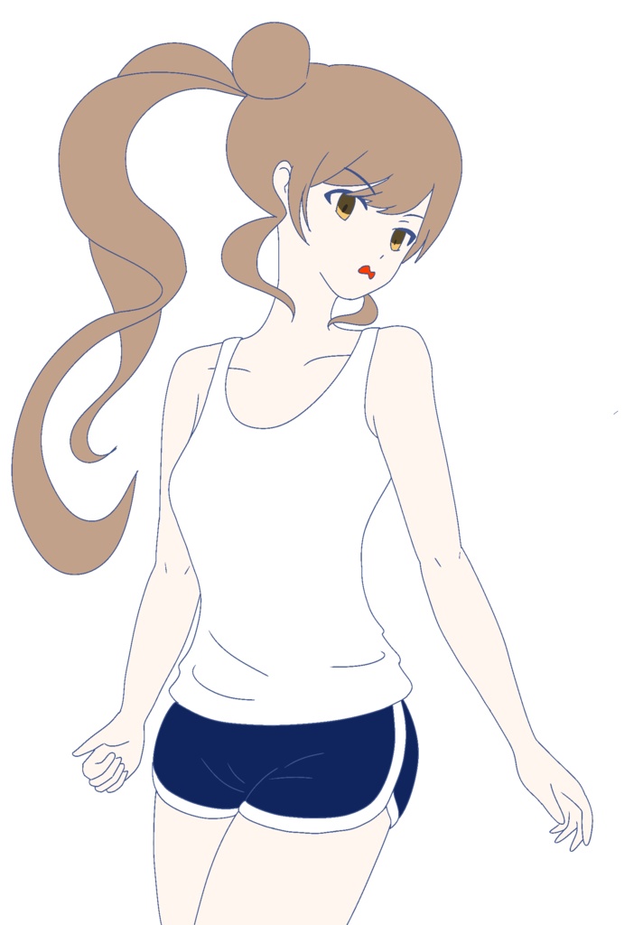 さとうささら おすましアウトドア立ち絵ver1.0