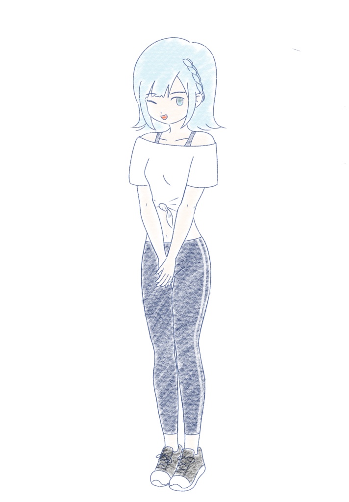 彩澄りりせ スポーツウェア立ち絵ver1.0