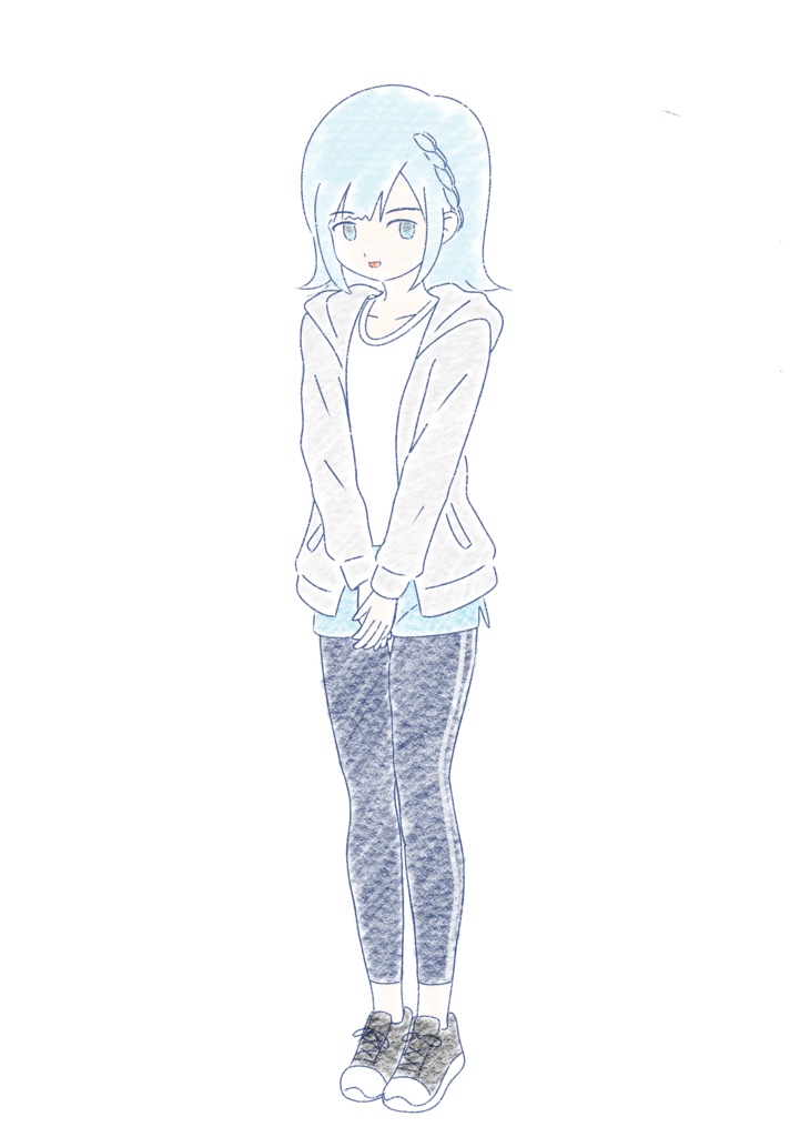 彩澄りりせ スポーツウェア立ち絵ver1.0