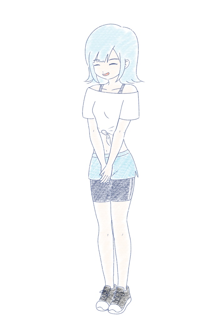 彩澄りりせ スポーツウェア立ち絵ver1.0
