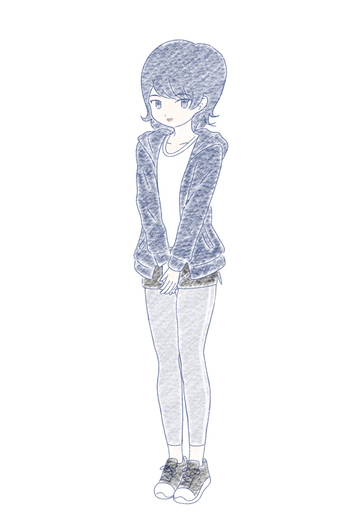 すずきつづみ スポーツウェア立ち絵ver1.0