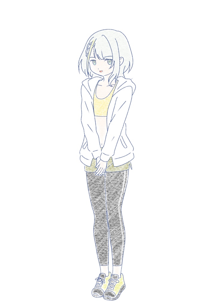 紡乃世詞音 スポーツウェア立ち絵 ver1.0