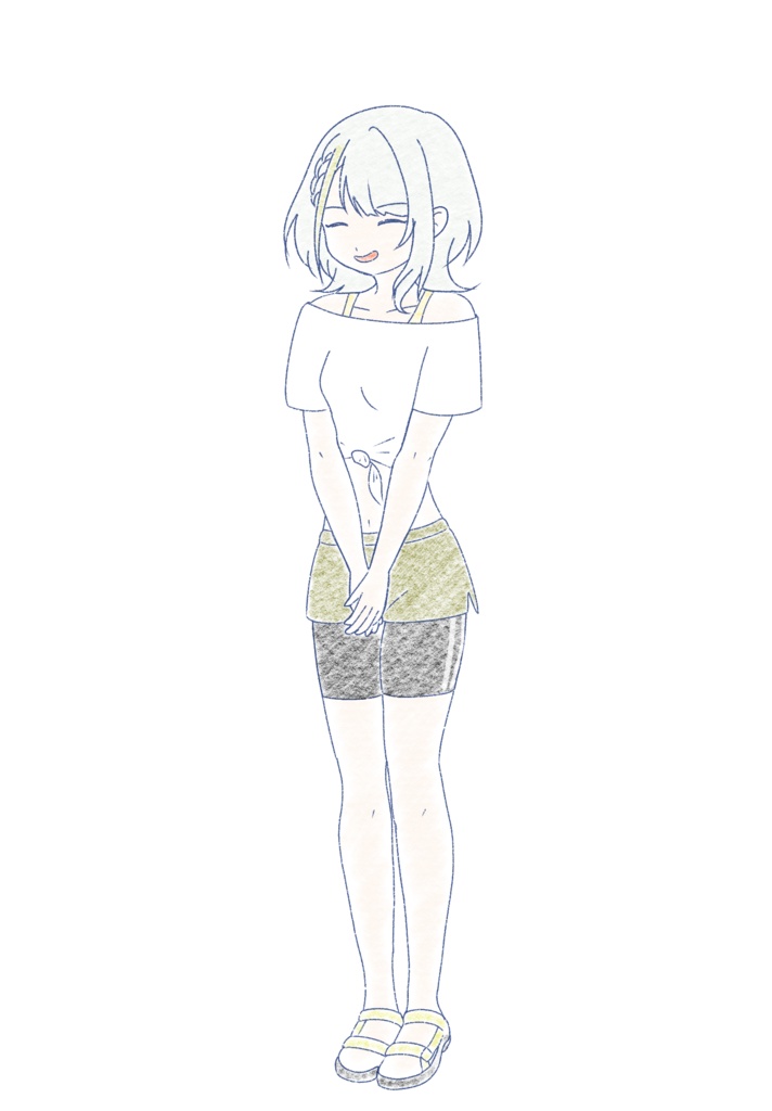 紡乃世詞音 スポーツウェア立ち絵 ver1.0