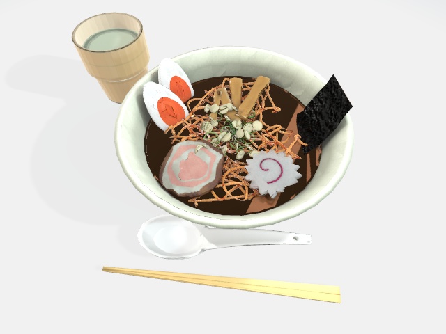 【3D】ラーメンセット