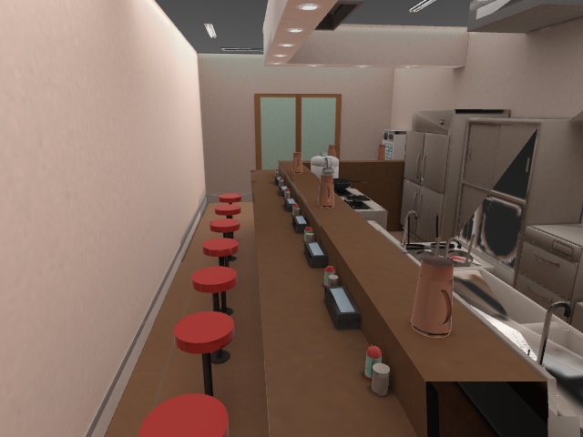 【3D】ラーメン屋