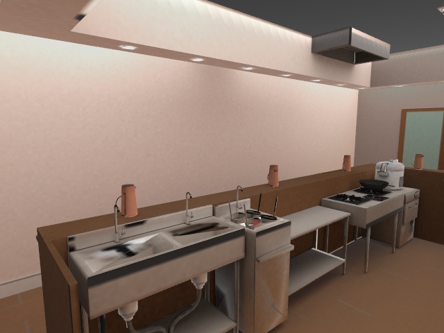 【3D】ラーメン屋