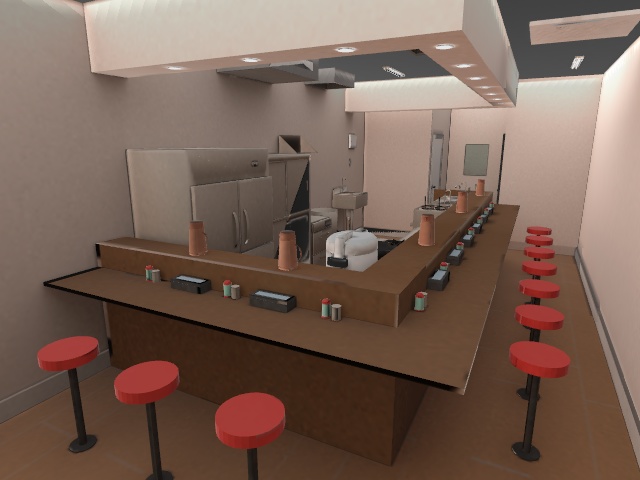 【3D】ラーメン屋
