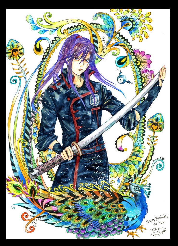 アナログ水彩イラスト原画 神田ユウ R Colors Booth