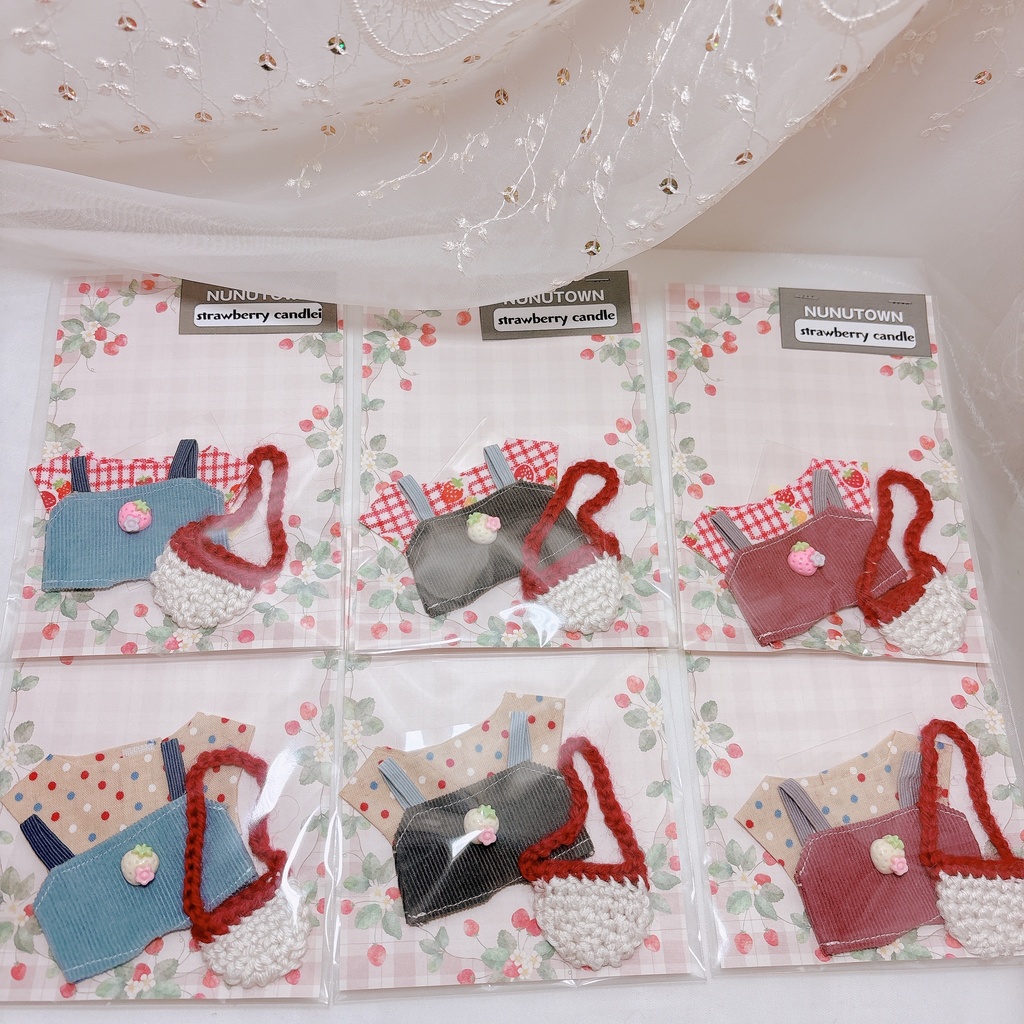 strawberry candle_わんぱくコーデ お出かけセット