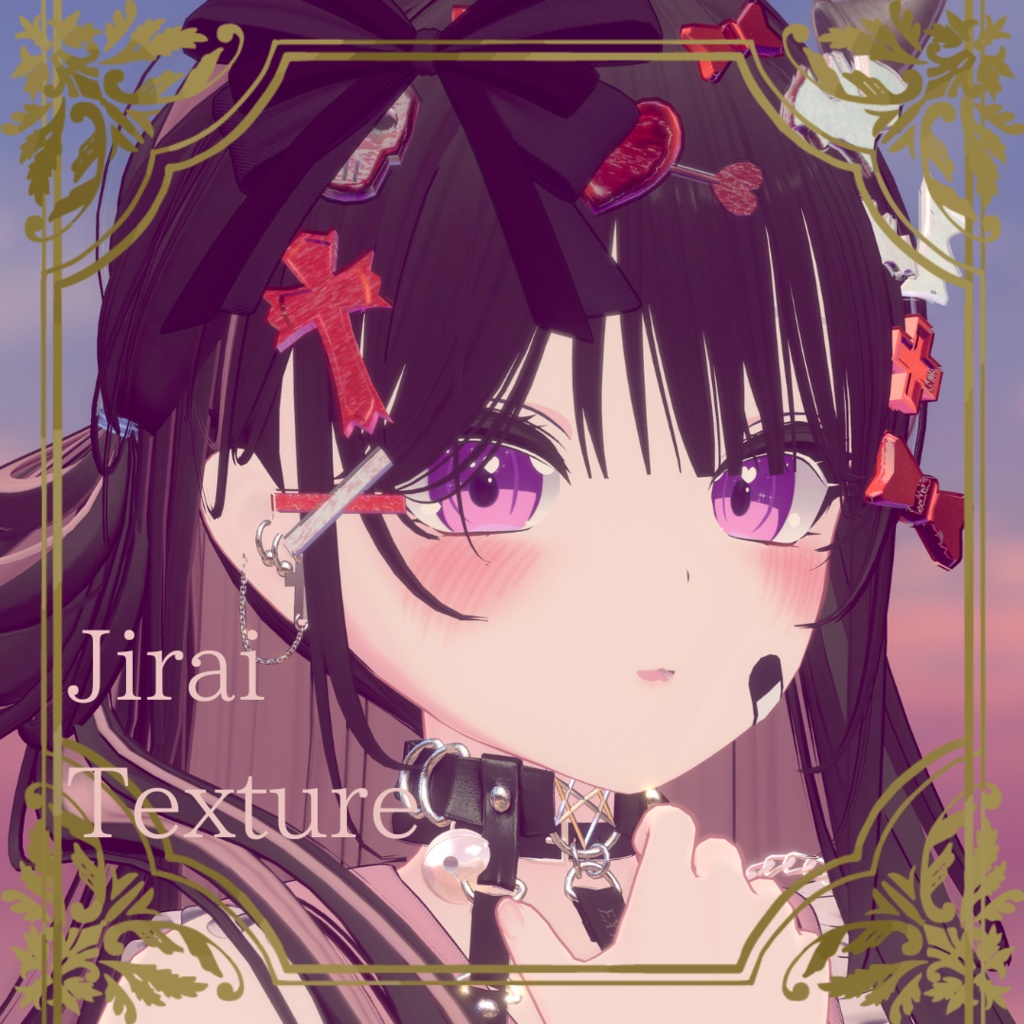 アニメにいそうな地雷系ヒロイン風EyeTexture
