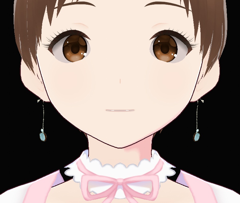 丸いイヤリング