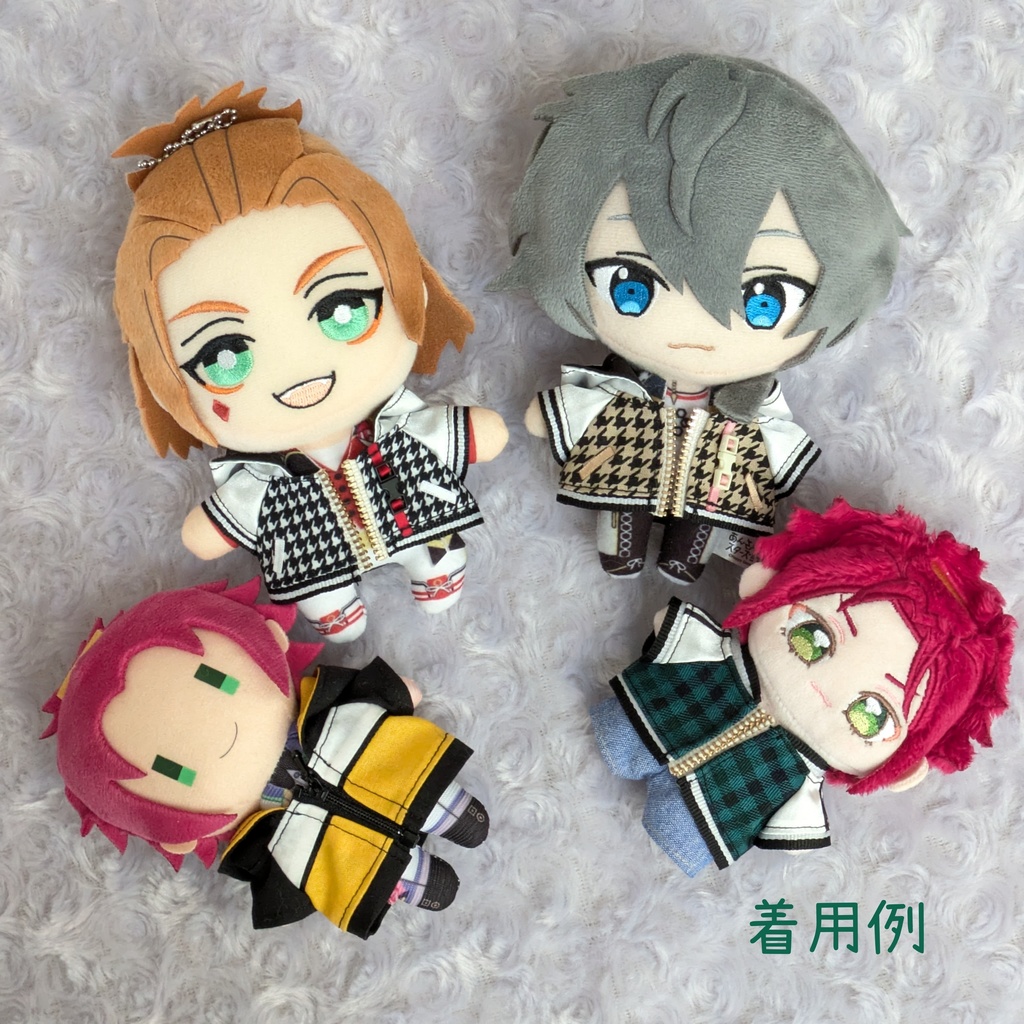 フード付きジャケット 千鳥 ぬい服