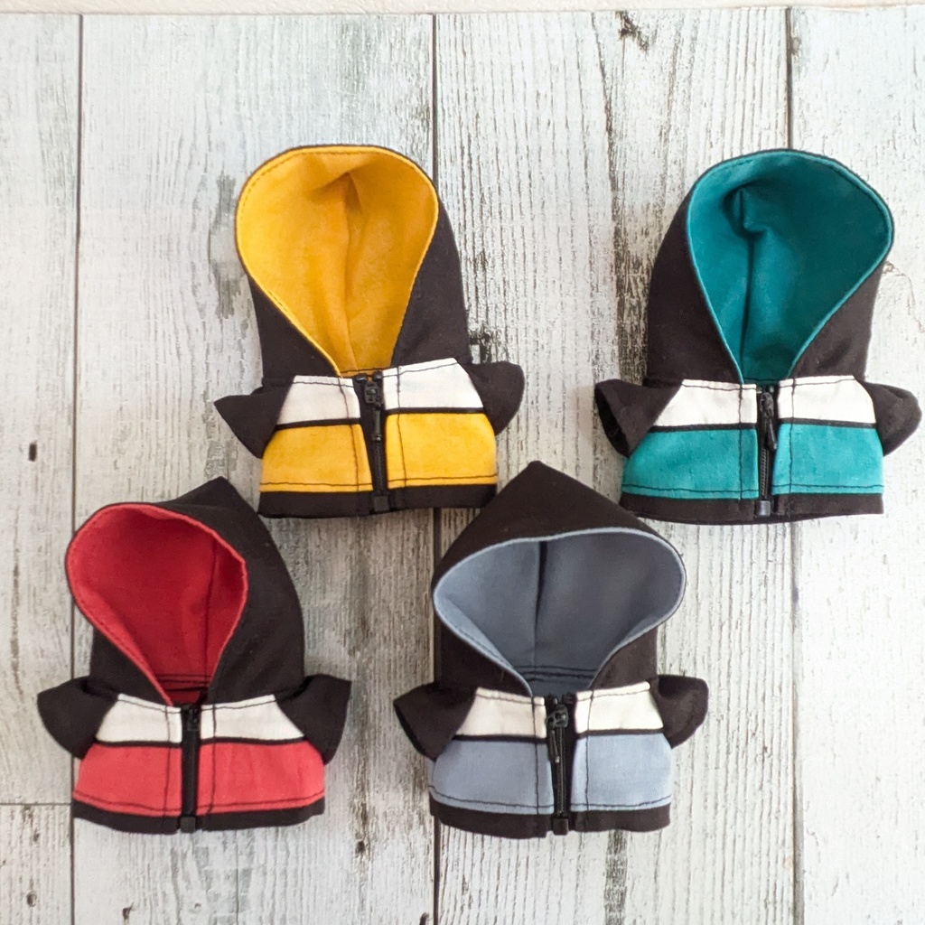 再販 フード付きスポーツジャケット ぬい服