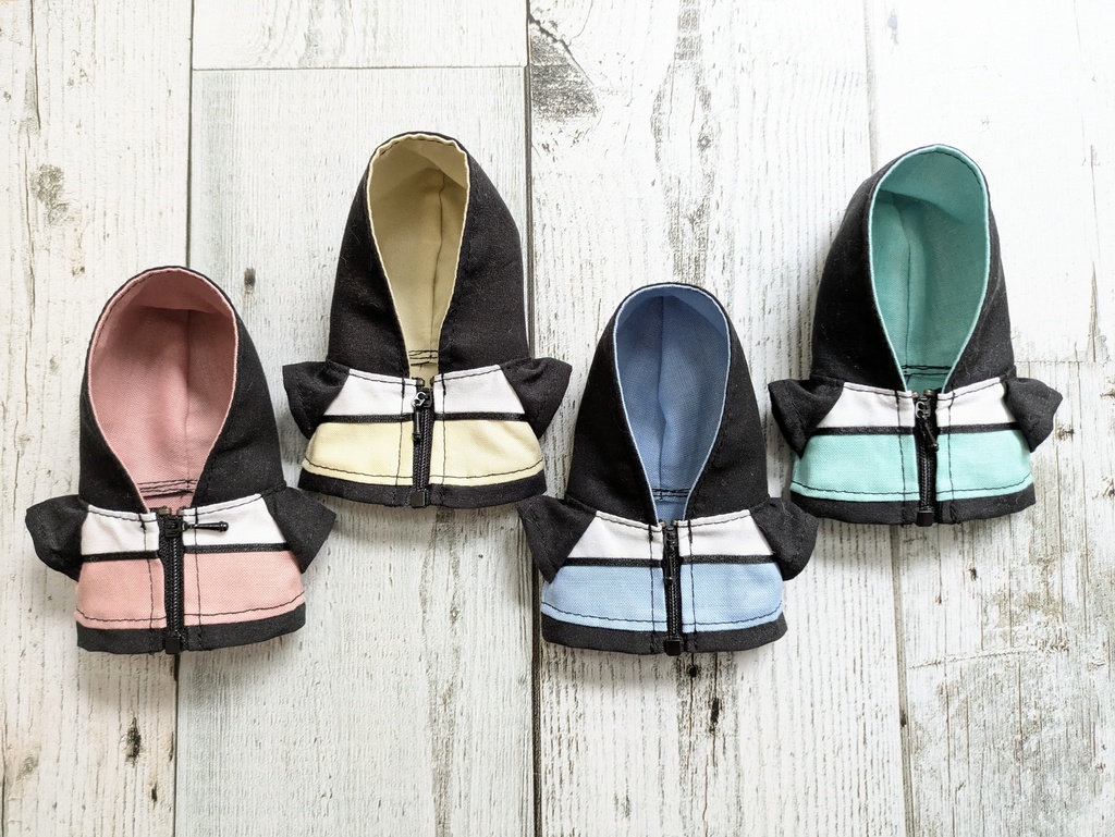 再販 フード付きスポーツジャケット ぬい服