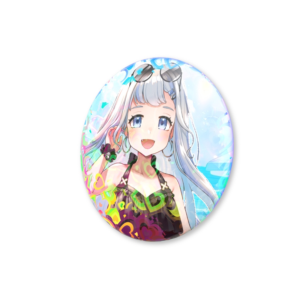 ホログラム缶バッジ