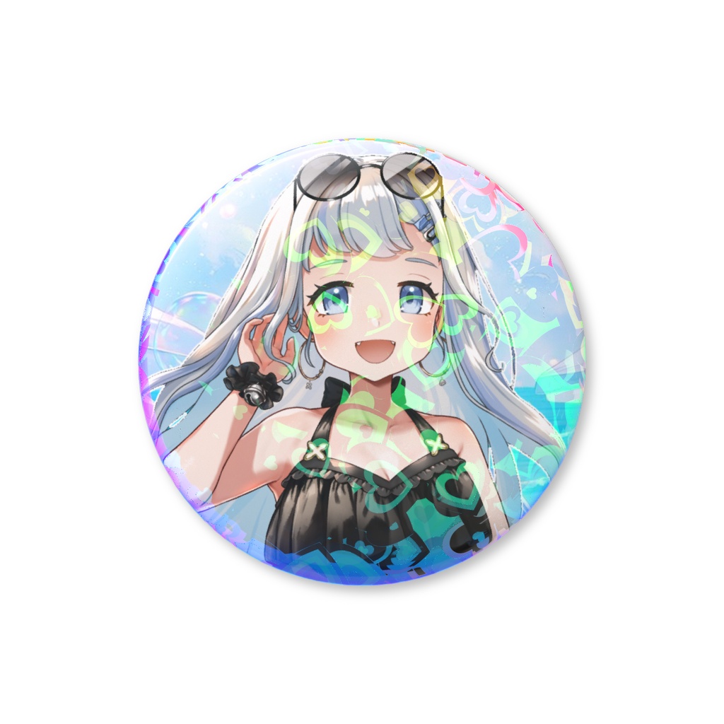 ホログラム缶バッジ